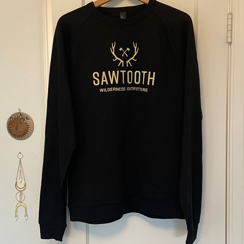 Sawtooth Black Sweatshirt